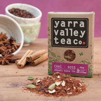 カフェインフリー＊オーガニックチャイ 80g x2個：Yarra Valley Tea Co.