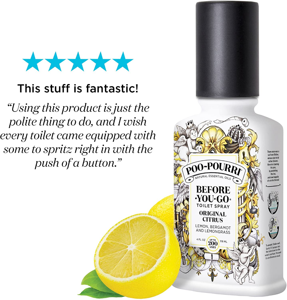 Poo-Pourri トイレットスプレー オリジナルシトラス 118ml (4oz) | ナチュラカート - 世界のBESTが見つかる場所