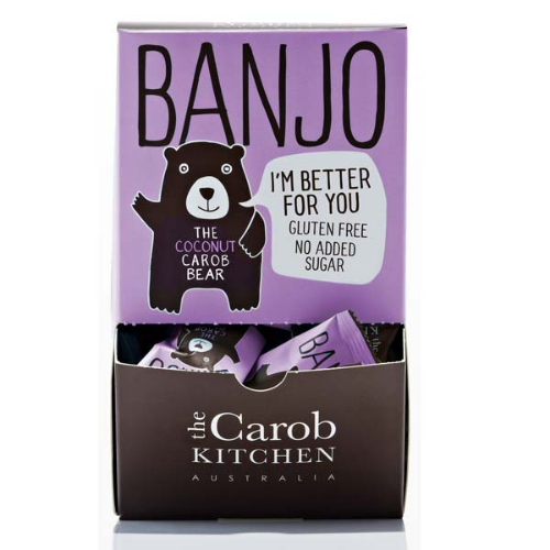 キャロブバー：ベアココナツ・Banjo The Coconut Carob Bear 50 Pack