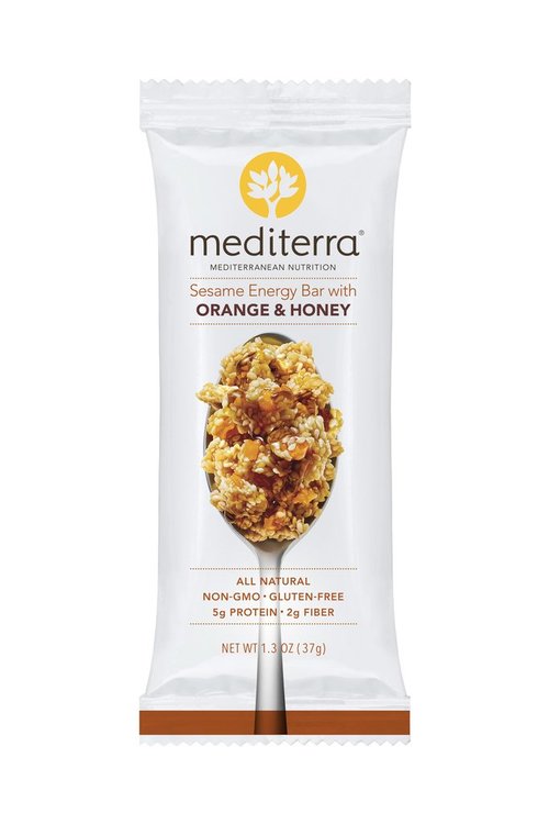 mediterra Sesame Energy Bar with Orange & Honey
