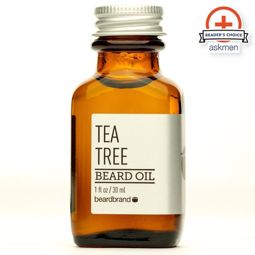 ビアードブランド ティーツリー あご髭用オイルx3 (Beardbrand Tea Tree Beard Oil)