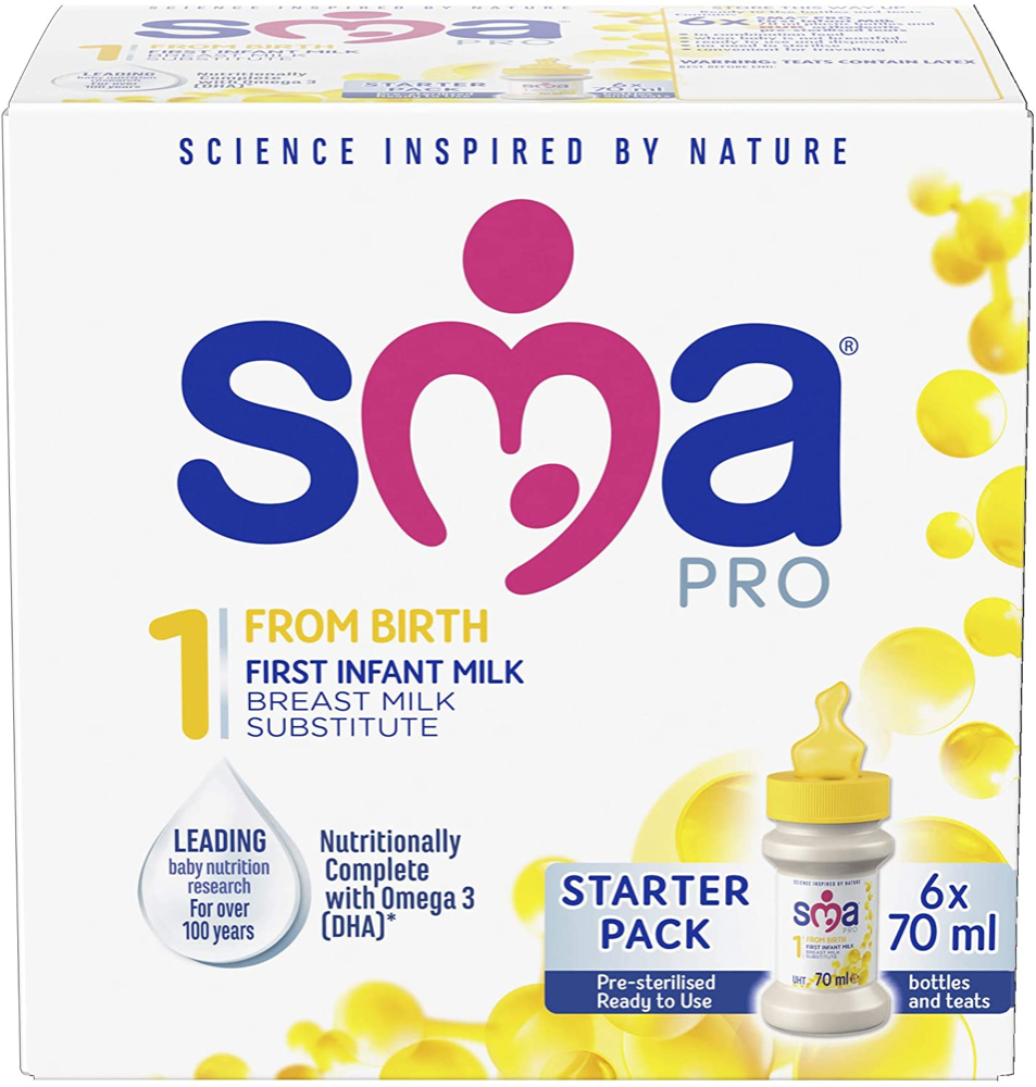 Boots SMA Pro 液体ミルク (新生児から) スターターセット 日本