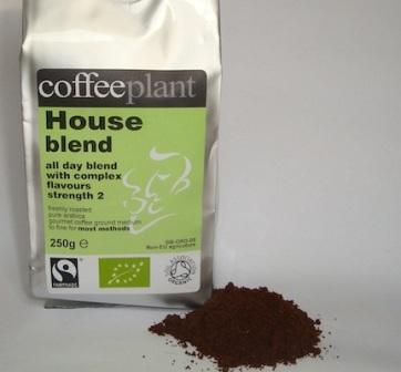 Coffee Plant -HOUSE BLEND ORGANIC FAIRTRADE 250G GROUND-