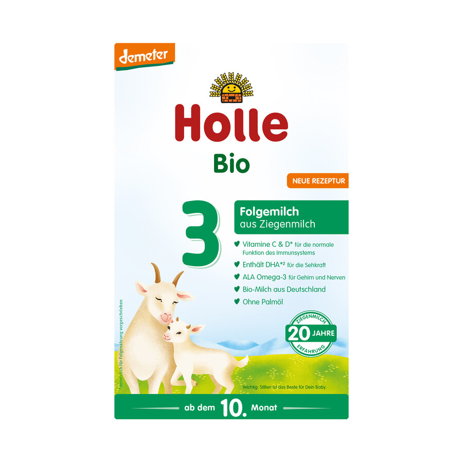 素敵な Holle (10 Step3 ヤギ粉ミルク 山羊 オーガニック ホレ Holle ミルク