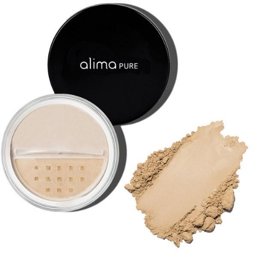 Alima Pure サテンマットパウダーファンデーション（オリーブ