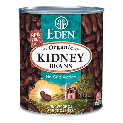 エデンフード オーガニックキドニービーンズ 缶 822 g (Eden Foods Kidney Beans, Organic)