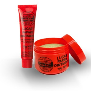 ★ポーポー軟膏(Lucas' Papaw) 25gの５本セット Lucas Papaw Ointment [万能軟膏]乾燥・軽いやけど・おむつ