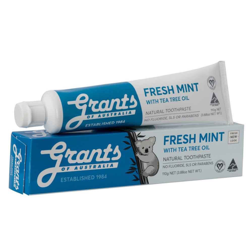 (Grants of Australia)ティートゥリーオイル入りフレッシュミント歯磨き粉