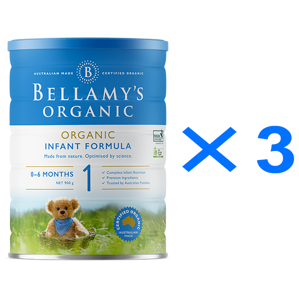 Bellamy's Organic 『3缶セット』ベラミーズ オーガニック粉ミルク