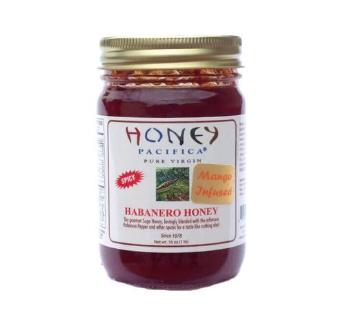 ハニーパシフィカ マンゴーハバネロハニー 蜂蜜 （Mango Flavored Habanero Honey)