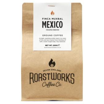 Roastworks coffee Co. -MEXICO FINCA MUXBAL GROUND COFFEE-