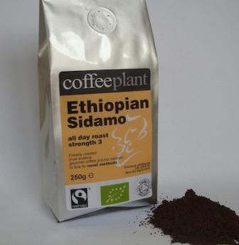 Coffee Plant -ETHIOPIAN SIDAMO ORGANIC FAIRTRADE 250G GROUND-