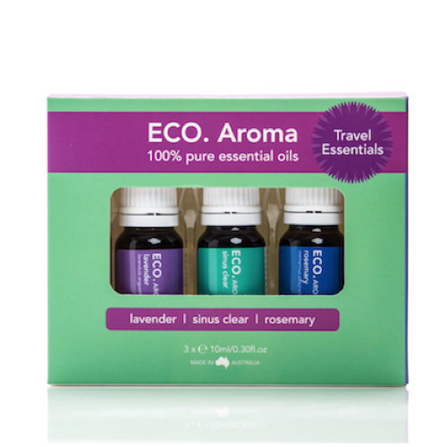 ECO. Travel Essentials Aroma Trio （エコ トラベル エッセンシャル アロマ トリオ）旅行に最適エッセンシャルオイル3本セット