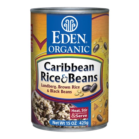 エデンフード カリビアンライス＆ブラックビーンズ 缶 (Eden Foods Caribbean Rice & Black Beans）