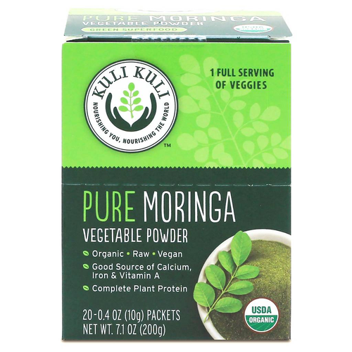 Kuli Kuli Pure Moringa Vegetable Super Food Powder Packets