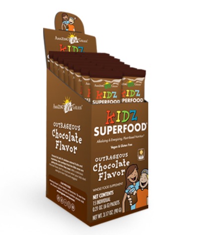 キッズスーパーフード・チョコレート味・15包 Kidz SuperFood Chocolate