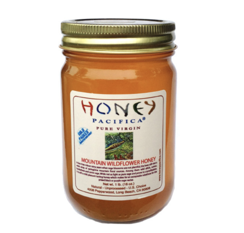 ハニーパシフィカ マウンテンワイルドフラワーハニー蜂蜜（ HONEY PACIFICA Mountain Wildflower Honey)