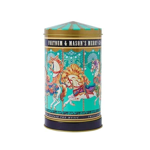 Fortnum&Mason クッキー空き缶 KALDI オルゴール ナタリーレテ Fortnum & Mason メリーゴーランド ［缶コレクション］クッキー