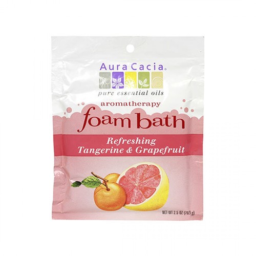 オーラカシア タンジェリン＆グレープフルーツ フォームバス 3個セット （Aura Cacia Foam Bath)