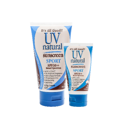 【UV Natural】100%天然成分日焼け止め for Sports SPF30+ 125g