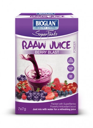Bioglan Superfoods Raaw Juice Berry Blast Sachets