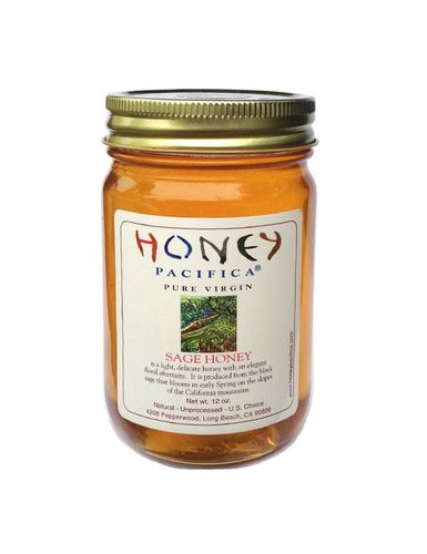 ハニーパシフィカ コールドパック セージハニー 蜂蜜 （ HONEY PACIFICA Cold Packed Sage Honey)