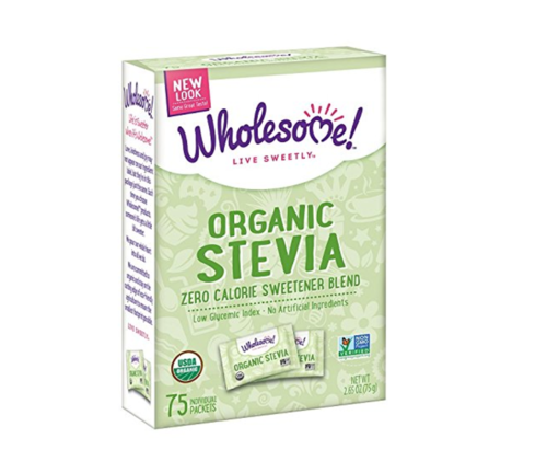 ホールサム! USDA認定 オーガニックステビア 75袋 (Wholesome Organic Stevia)
