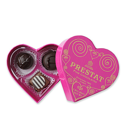 Prestat 英国王室御用達 ミニハートボックス入り 最高級チョコレート