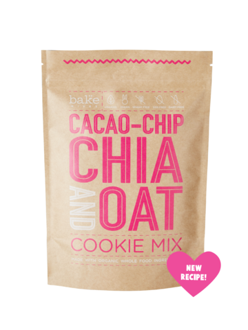 【オーガニック】クッキーミックス カカオチップ・チア＆オーツ 263g：bake mixes
