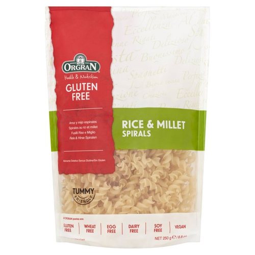 Orgran Rice & Millet Pasta グルテンフリー ライス＆きび パスタ 250g