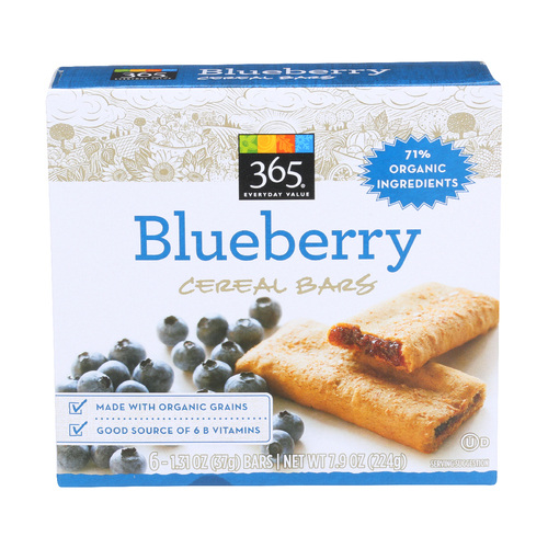 日本未発売 ホールフーズマーケット 365 ブルーベリーシリアルバー（Whole Foods Market Blueberry bars