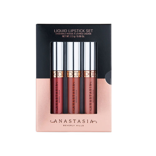 ＜クリスマス限定＞アナスタシアビバリーヒルズ 限定 ミニリキッドリップスティック 3色セット (Anastasia Beverly Hills Holiday Liquid Lipstick-3pc Set Mini)