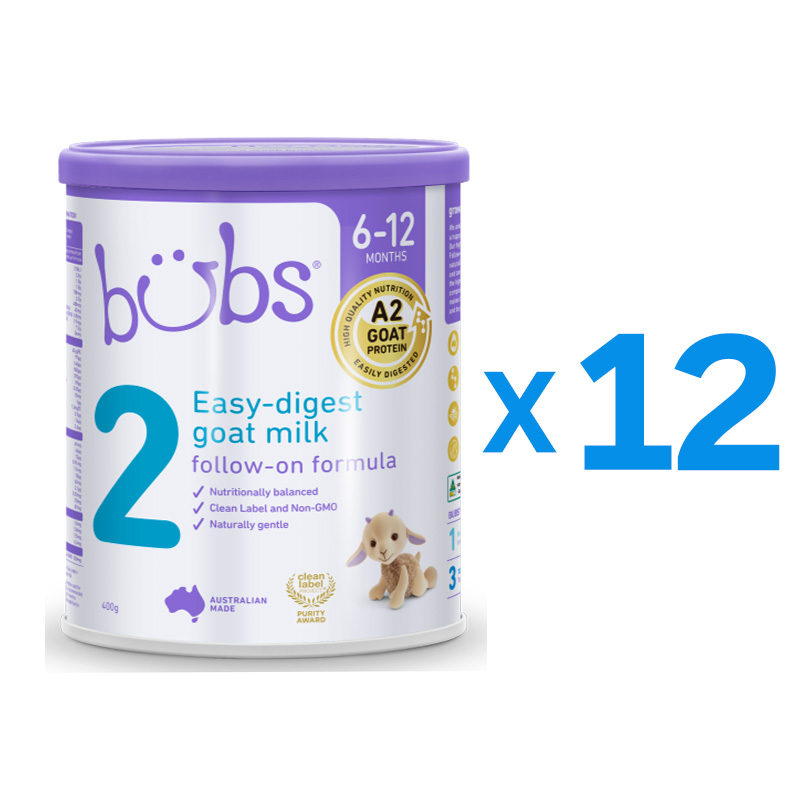 Bubs Australia 『12缶セット』小缶400g・A2 ヤギミルク
