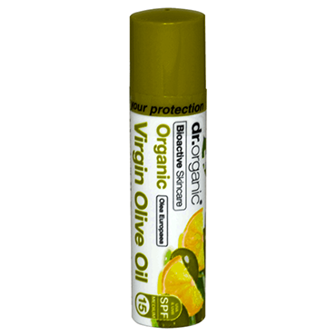 Dr Organic Virgin Olive Oil Lip Balm バージンオリーブオイル リップバーム