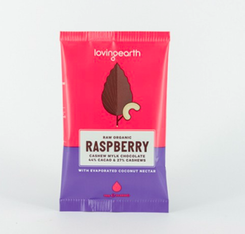 【 Loving earth】ラズベリーチョコレート BOX30gx16枚入 Raspberry Chocolate