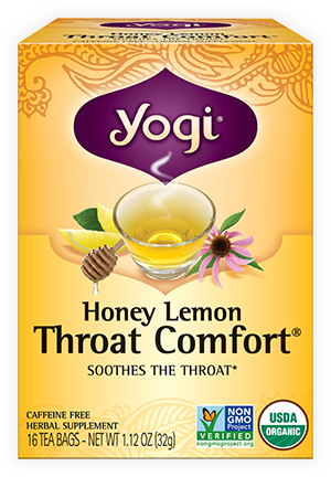 ヨギ ティー ハニーレモンスロートコンフォートティー3箱セット（Yogi Honey Lemon Throat Comfort）