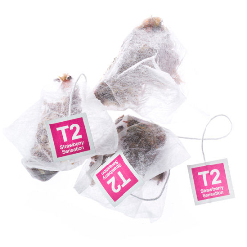 T２ ストロベリー ティーバッグ25個入り Strawberry Sensation Teabag Gift Cube