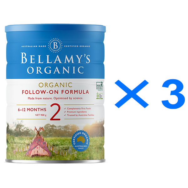 Bellamy's Organic 『3缶セット』ベラミーズ オーガニック粉ミルク 