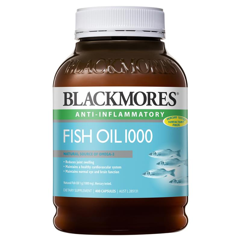 Blackmores フィッシュオイル 1000 Fish Oil 1000 400粒 ナチュラカート 世界のbestが見つかる場所