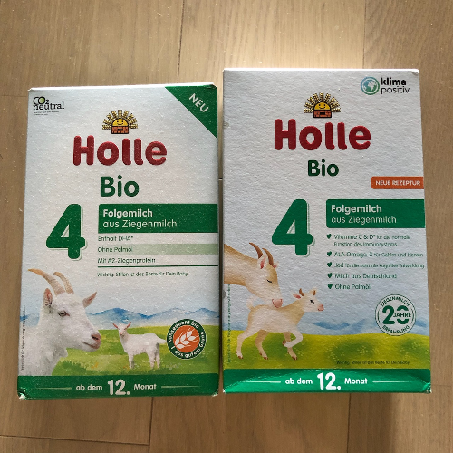 ダメージ品】Holle(ホレ) Bio 山羊ミルクSTEP1(生後0日) 3箱 - ミルク