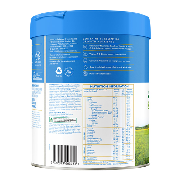 Bellamy's Organic 『3缶セット』ベラミーズ オーガニック フォロー