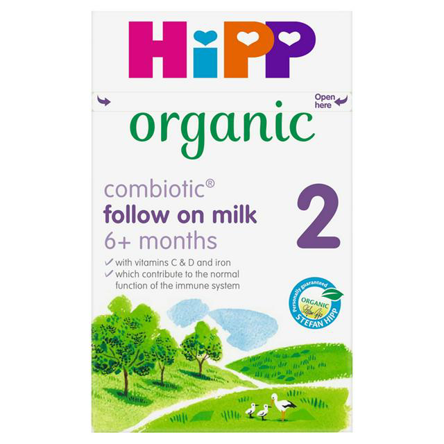 Hipp Organic HiPP Organic オーガニック原料 粉ミルク ステージ2（6-12ヶ月) 800g ２箱 ナチュラカート  世界のBESTが見つかる場所